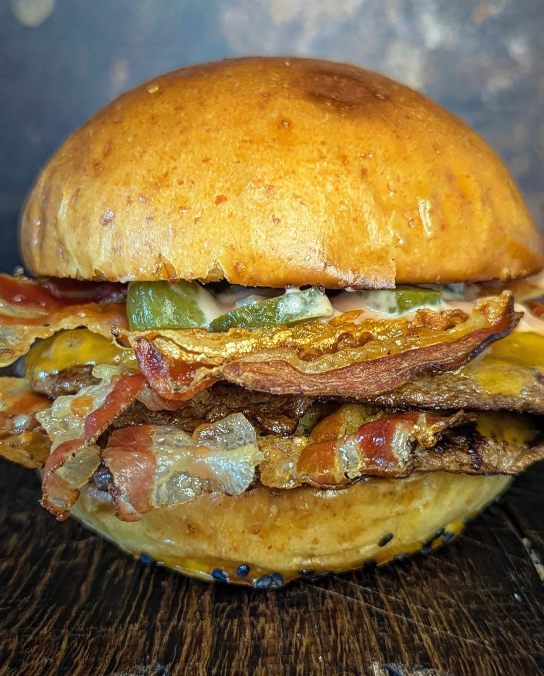 Bacon double smash Burger